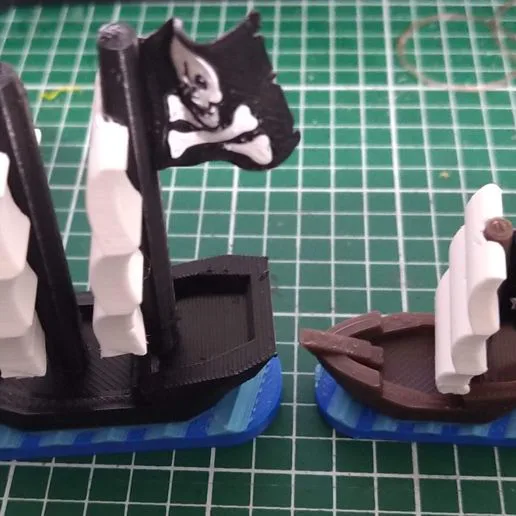Forgotten Waters pirate ships (small and big)