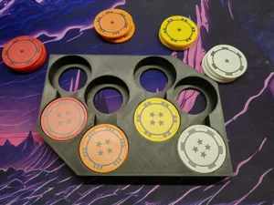 The Gang Boardgame Chip insert (for Chinese version)