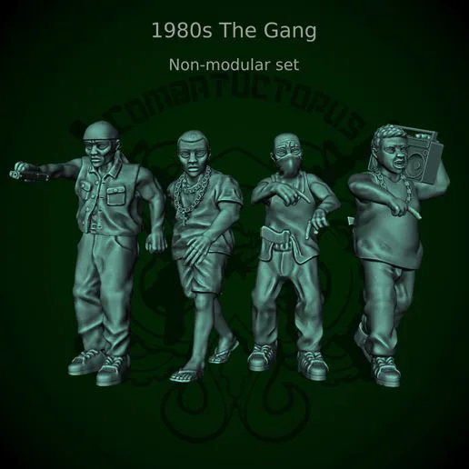 1980s The Gang - legacy non-modular set