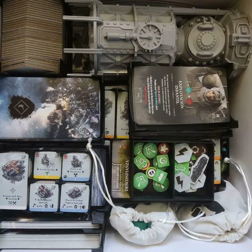 Insert for Frostpunk Boardgame (Set up in 8 minutes)