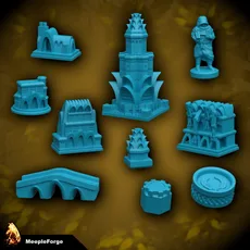 Player Tokens for use with Terra Mystica and Age of Innovation Board Game