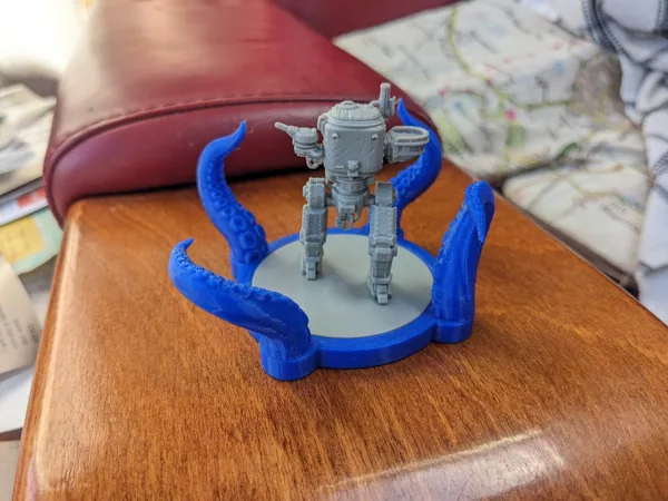 Expeditions Corrupted Mech Base scaled for plastic minis