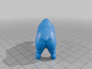 28mm Sci-Fi Beastly War Bear Miniature for DND Expeditions StarForge Kits 3D Print STL File