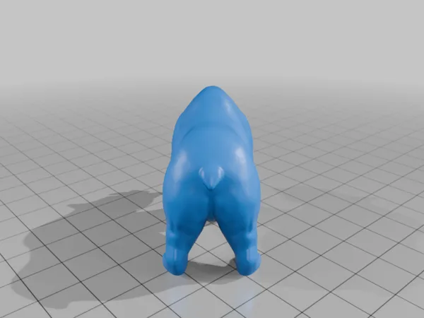 28mm Sci-Fi Beastly War Bear Miniature for DND Expeditions StarForge Kits 3D Print STL File