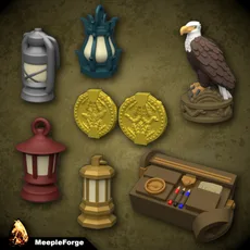 Token Upgrades for Lost Ruins of Arnak Expeditions Board Game