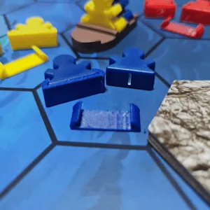 Survive: Escape from Atlantis! | The Island | Meeple Base Cap | Accident Solution