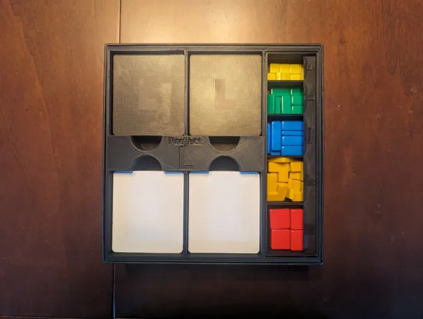 Project L game box insert organizer