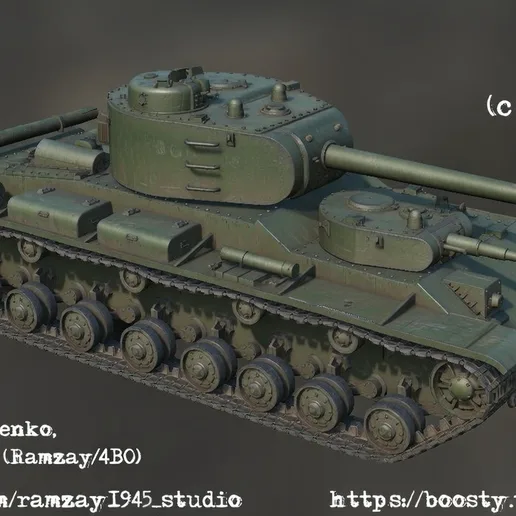 KV-4 project L.Sychev 1:100