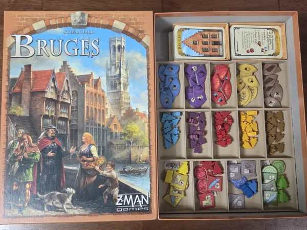 Bruges Board Game Insert