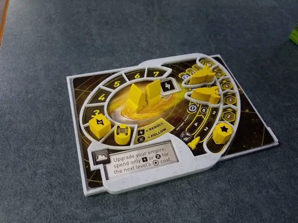 Tiny Epic Galaxies board game player mat overlay