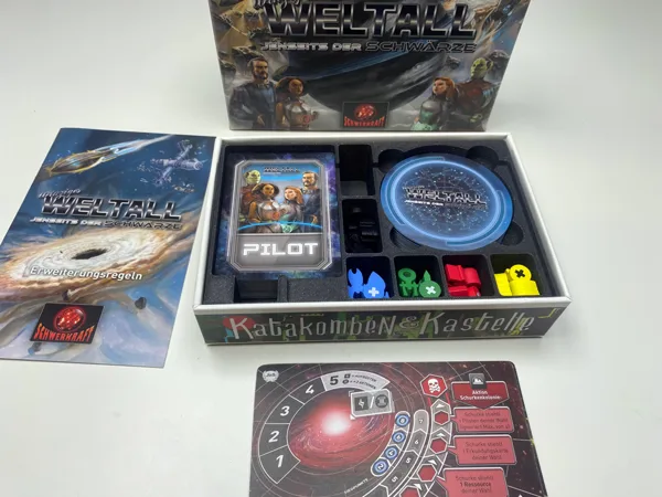 Tiny Epic Galaxies BEYOND THE BLACK Expansion Inlay (Winziges Weltall Jenseits der Schwärze)