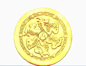 FlameCraft Gold Coin