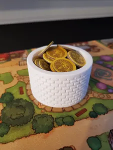 Flamecraft Parametric Coin Well With lid