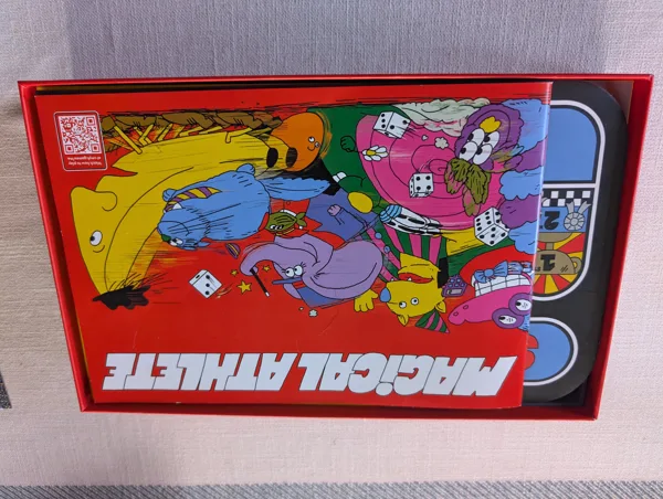Magical Athlete board game insert