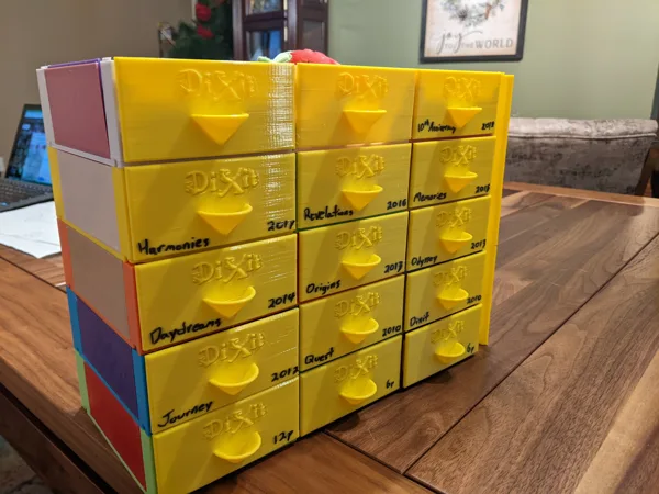 Modular drawer for Dixit Card game