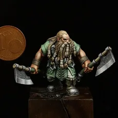 Painting Tutorial - Petri Redhalla - Daybreak Miniatures - 32mm Dwarf