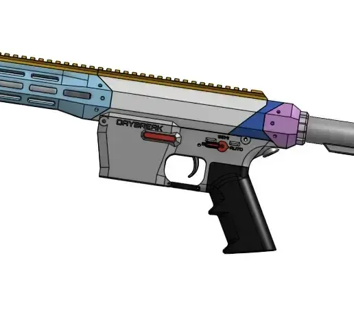 Daybreak MK3, Airsoft v2 gearbox chassis