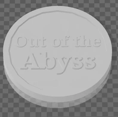 Out of the Abyss Completion Coin