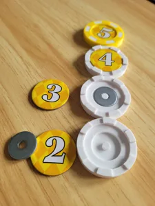 Ready-Set-Bet Chips adjusted for screw washer