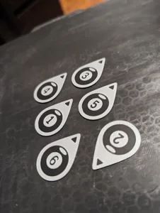 Mysterium Voting Tokens Double-sided