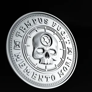 Memento Mori - Carpe Diem Coin (3D Printable STL)