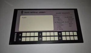 Pan Am Board Game Player Board Cover