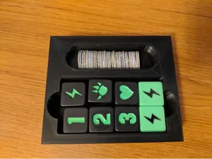 King of Tokyo Insert - Remixed Dice Tray (Bigger)