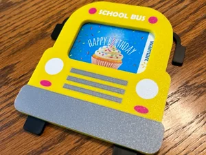 Teacher Appreciation School Bus Gift Card Box