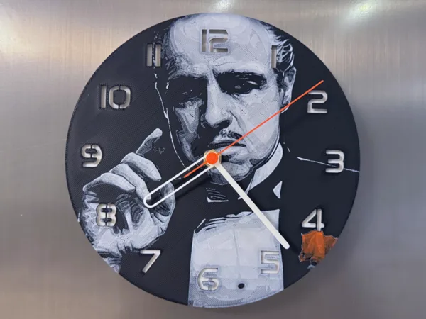 Wall / Desk Clock The Godfather Vito Corleone