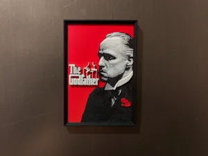 The Godfather movie poster fridge magnet
