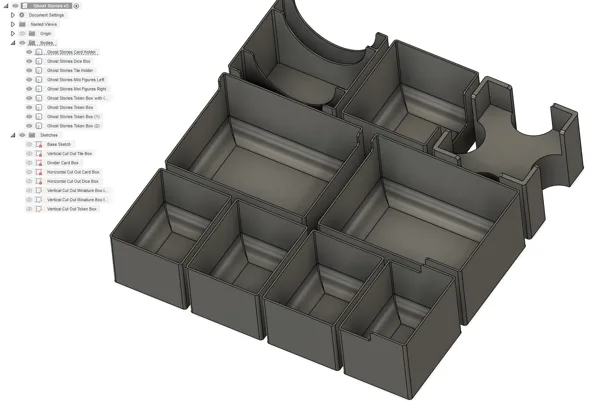 Ghost Stories Insert (with White Moon Extension), easier to print, less time and filament use