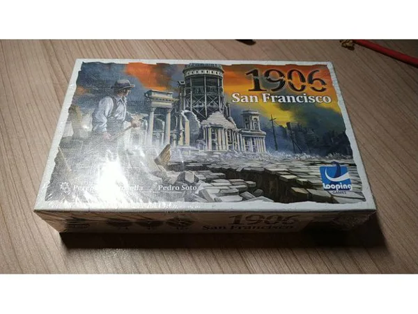 1906 San Francisco boardgame organizer/insert