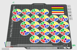 Earthborne Rangers Challenge Tokens (multicolor) - 3MF file