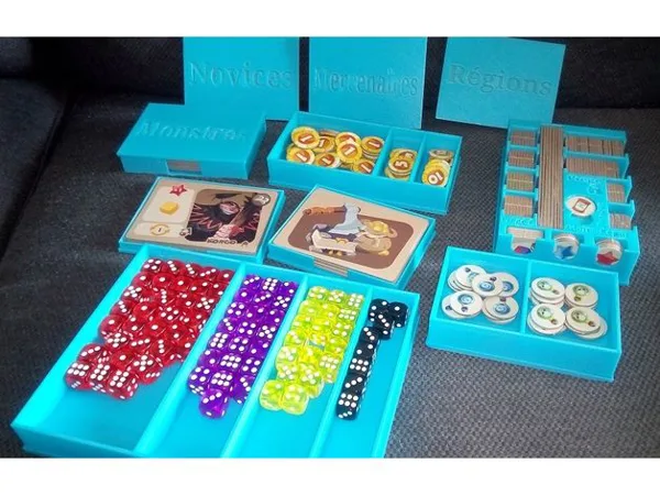 Box organiseur pour MONSTER LANDS version classique (magasin)