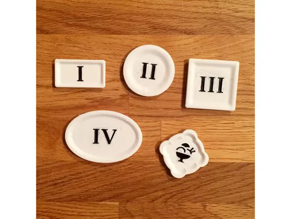Plates for Kitchen Rush (and Piece of Cake expansion)
