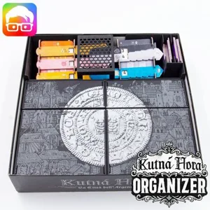 Kutná Hora: The City of Silver (retail ed.) board game organizer by @ammedia3d [tabletop board game inserts sku: KTNO001]