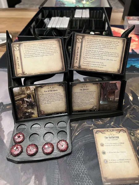 Agenda and Act Holder for Arkham Horror LCG