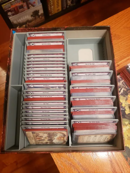 Minimalistic Arkham Horror LCG Campaign Box Insert Remix