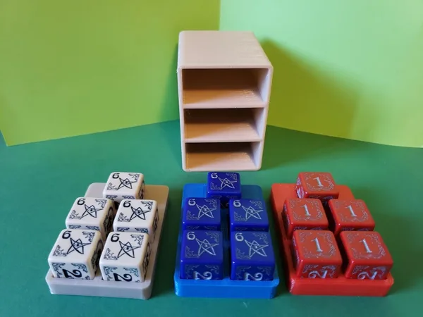 Arkham Horror - Dice Trays and Shelf