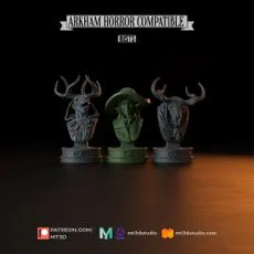 Investigator Busts Pack 13 - Arkham Horror compatible
