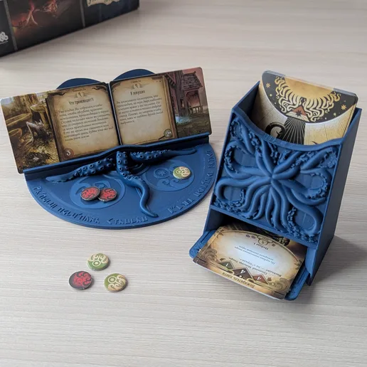 Stand for scenario cards and Encounter Deck for Arkham Horror LCG