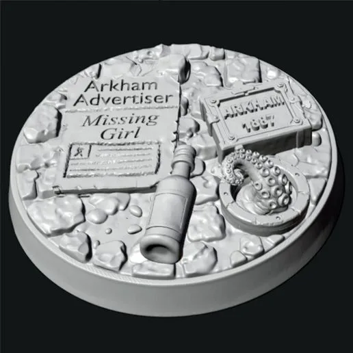 Arkham Horror Investigator Base STL