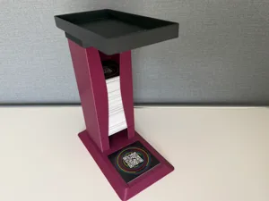 Hitster tower for smartphone and cards