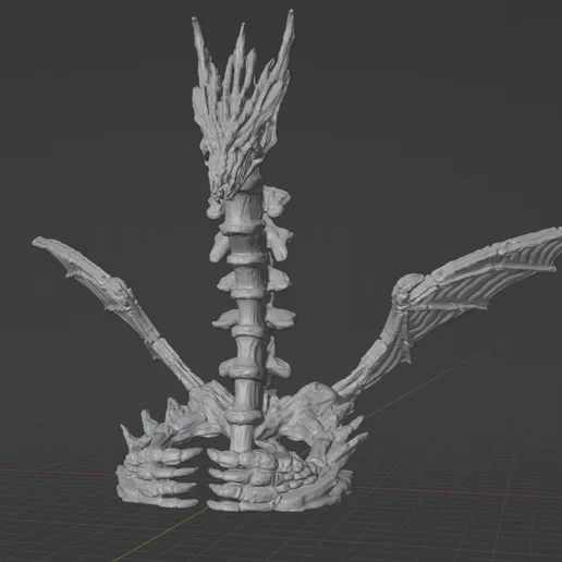 Dragon Skeleton Descent legends of the dark
