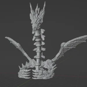 Dragon Skeleton Descent legends of the dark