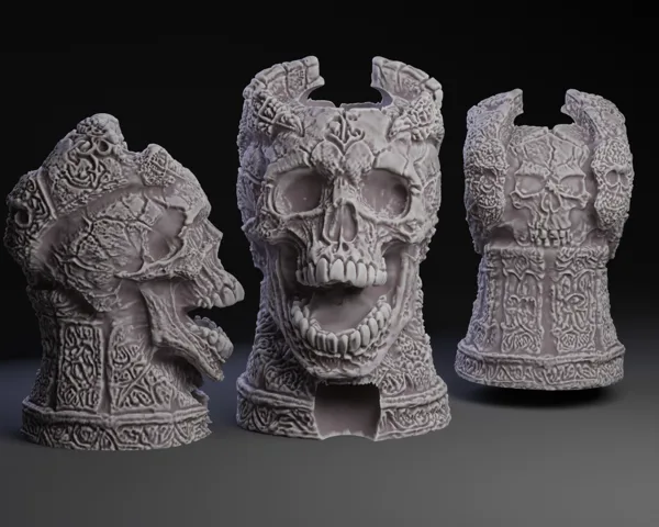Wicked Skull Dice Tower.