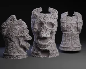 Wicked Skull Dice Tower.