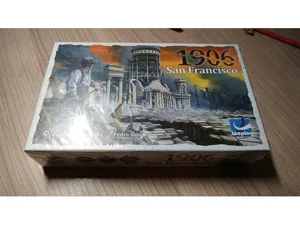 1906 San Francisco boardgame organizer/insert