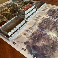Optional walls for the Great wall boardgame by Awaken Realms