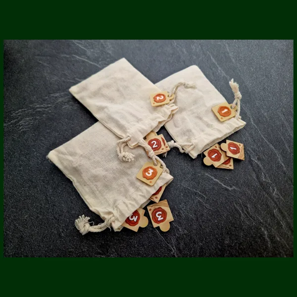 MEN NEFER - Handelsverträge Beutel Anhänger / Trade Contracts Bag Tags